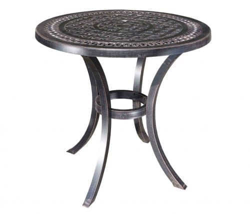 Pure 30″ Round Dining Table in Black - The Fireplace Center