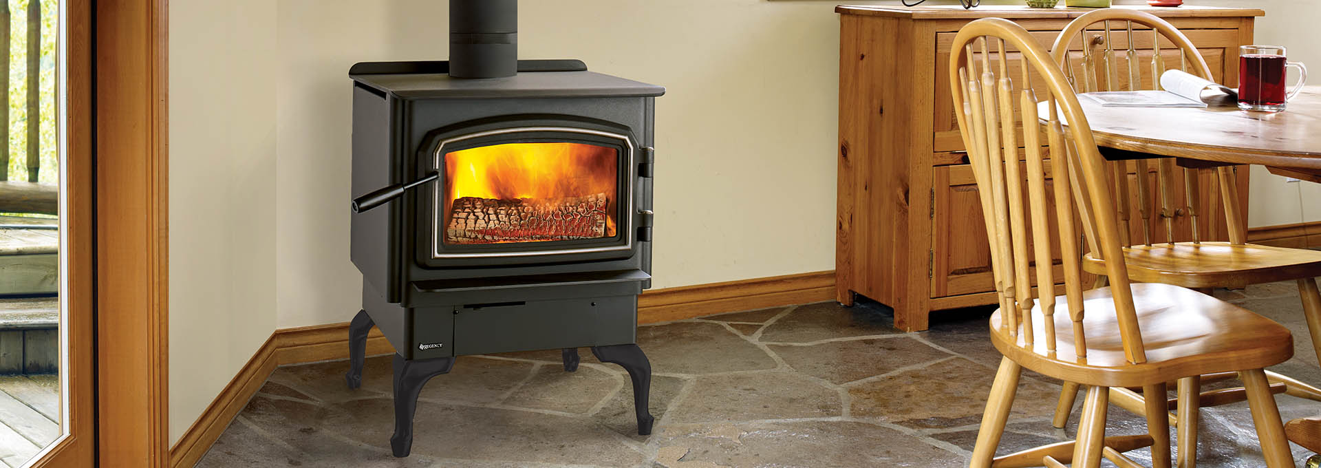 Regency Wood Stoves Available at Hearthside Fireplace & Stove