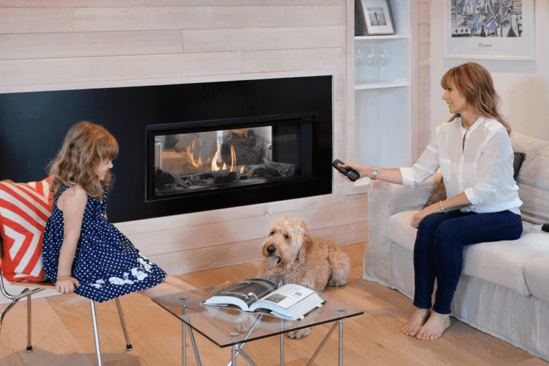 L1 See-Thru Linear Gas Fireplace - Propane Gas