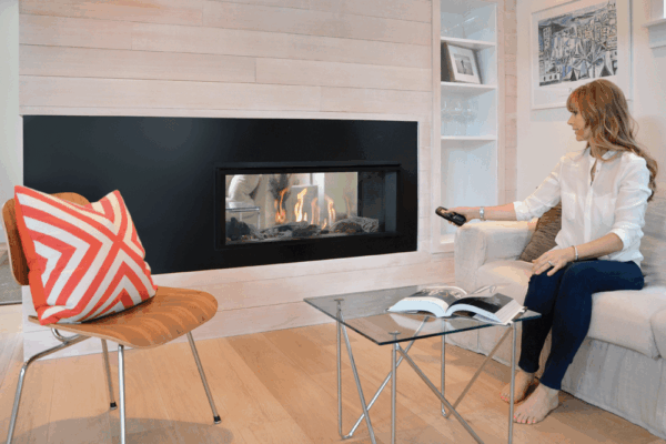L1 See-Thru Linear Gas Fireplace - Propane Gas