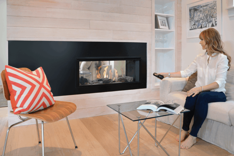 L1 See-Thru Linear Gas Fireplace - Propane Gas