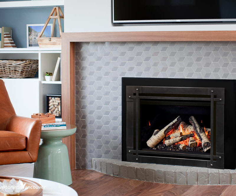 birch-craftsman-pewter G3.5 Gas Insert With Contemporary Ceramic Burner - Natural Gas