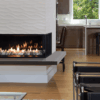 cornerright-rock-shale LX2 Corner Gas Fireplace (Left) - Natural Gas