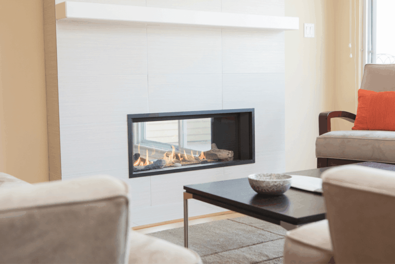 L1 See-Thru Linear Gas Fireplace - Propane Gas