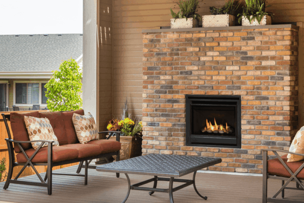 Horizon Medium-Sized Gas Fireplace - Propane Gas