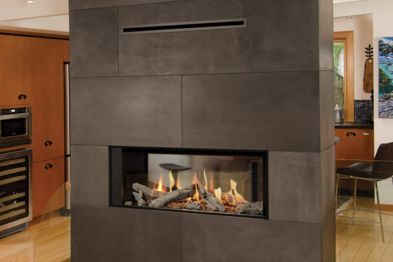 L1 See-Thru Linear Gas Fireplace - Propane Gas