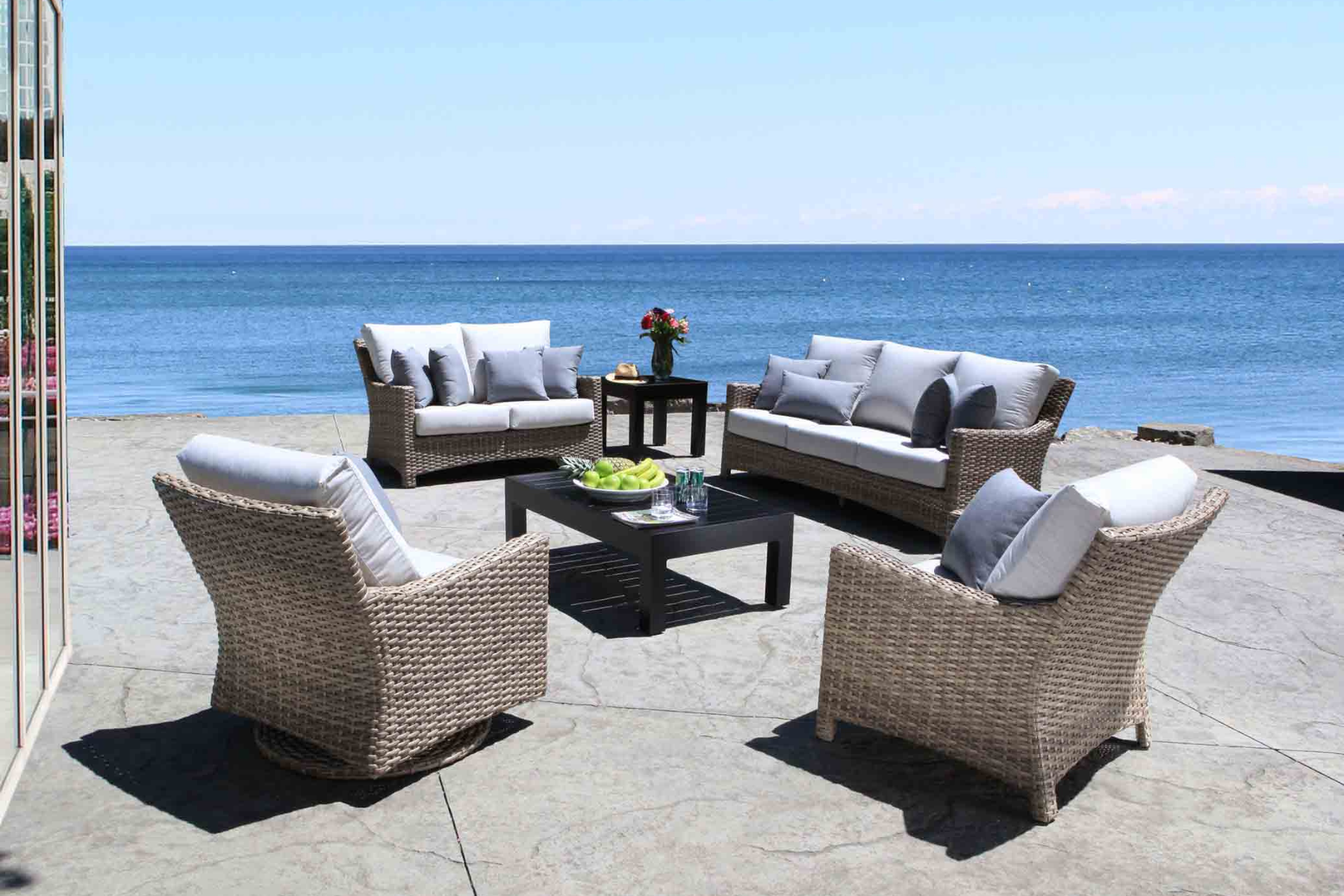 Cabana Coast wicker furniture patio decor trend