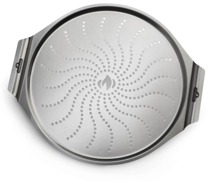 56066-Web-Gallery-01-56066-SS-Pizza-Pan-onWhite 14" Stainless Steel Pizza Pan