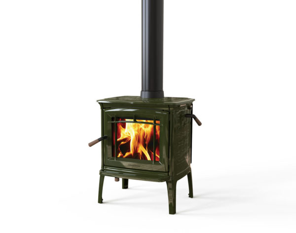 Craftsbury TruHybrid Woodstove - Basil Enamel