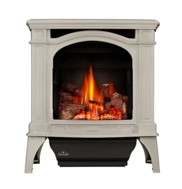 GDS25NW-1-Web-Gallery-01-GDS25NW-1 Bayfield Cast Iron Natural Gas Stove w/ Proflame II remote - Metallic Black