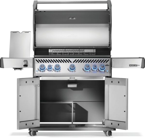 Rogue PRO-S 625 Natural Gas Grill w/ Infrared Side & Rear Burners, Sainless