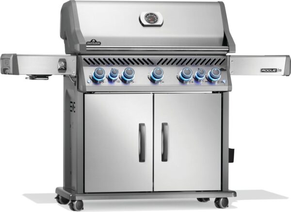 Rogue PRO-S 625 Natural Gas Grill w/ Infrared Side & Rear Burners, Sainless