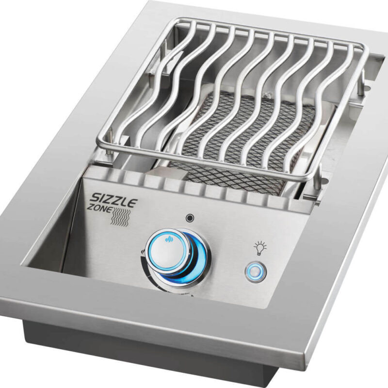 Built-in 700 Series Single Infrared Burner angled